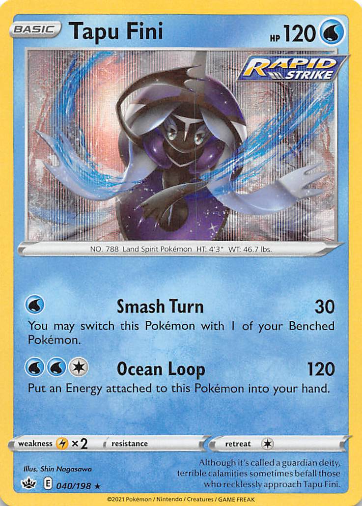 Tapu Fini (040/198) [Sword & Shield: Chilling Reign] | L.A. Mood Comics and Games
