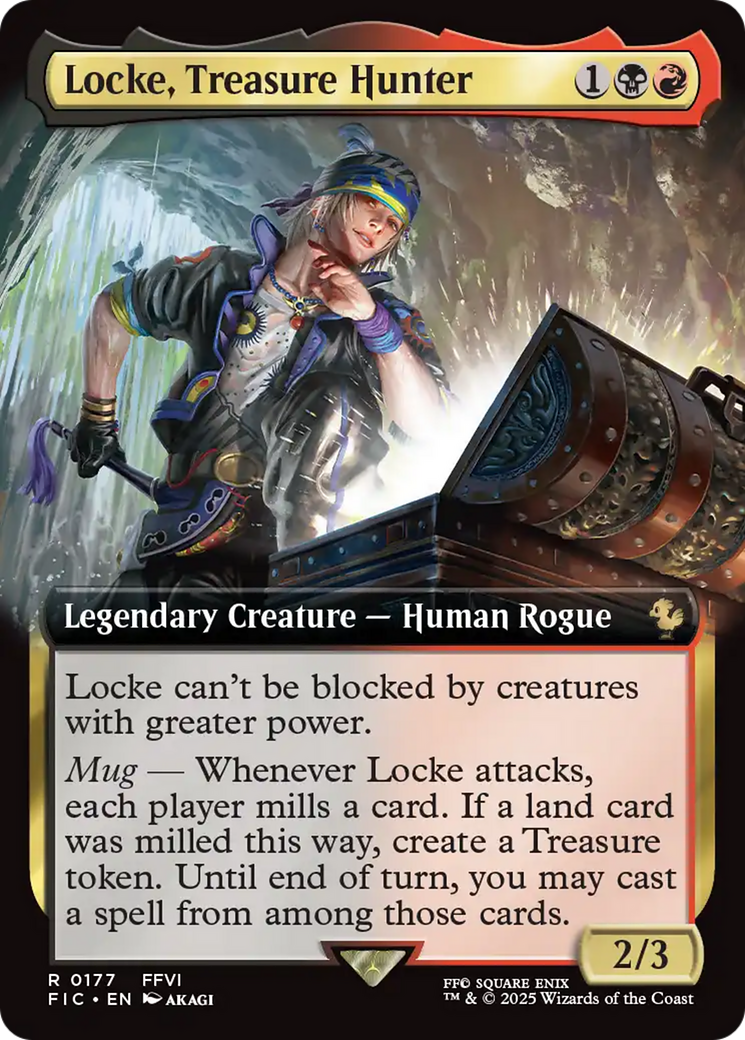 Locke, Treasure Hunter (Extended Art) [FINAL FANTASY Commander] | L.A. Mood Comics and Games