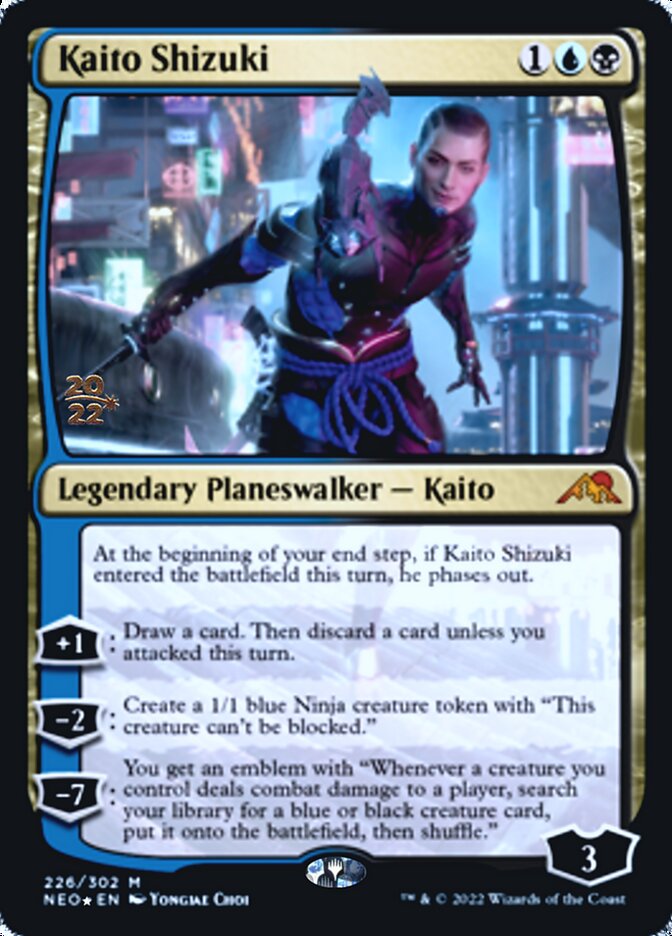 Kaito Shizuki [Kamigawa: Neon Dynasty Prerelease Promos] | L.A. Mood Comics and Games