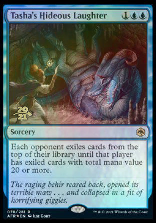 Tasha's Hideous Laughter [Dungeons & Dragons: Adventures in the Forgotten Realms Prerelease Promos] | L.A. Mood Comics and Games