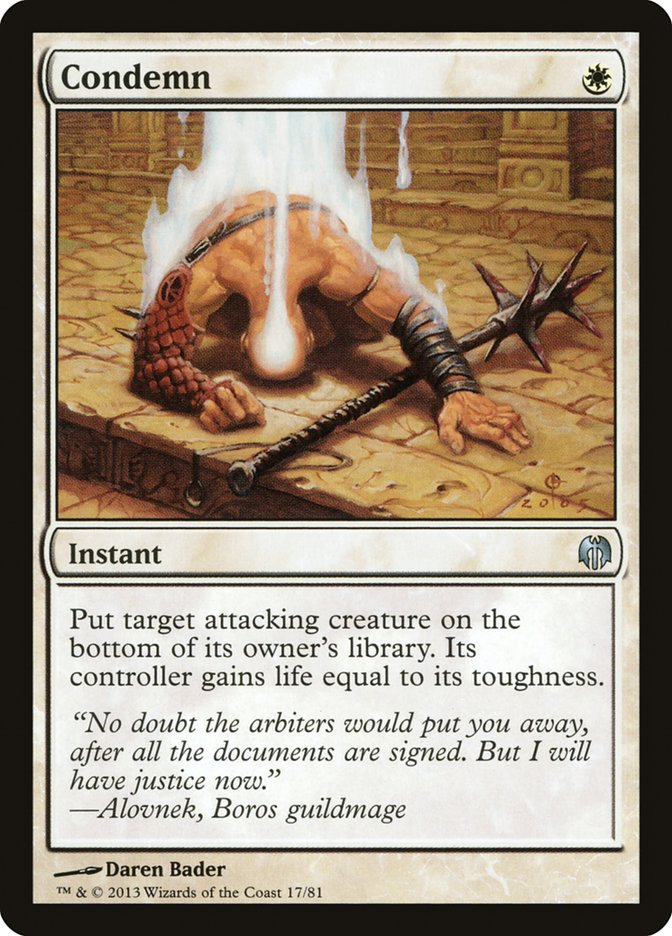 Condemn [Duel Decks: Heroes vs. Monsters] | L.A. Mood Comics and Games