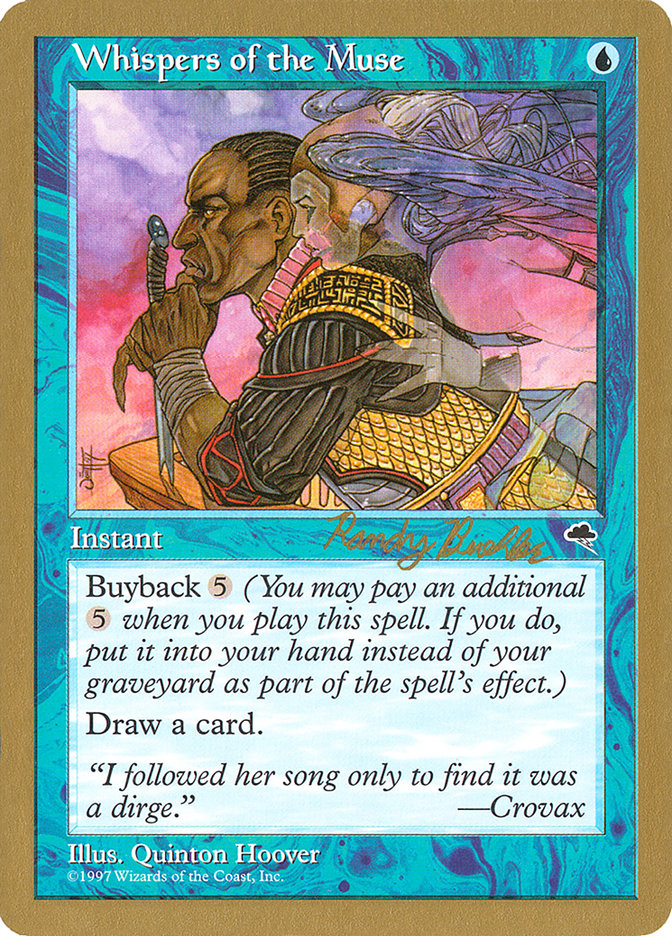 Whispers of the Muse (Randy Buehler) [World Championship Decks 1998] | L.A. Mood Comics and Games