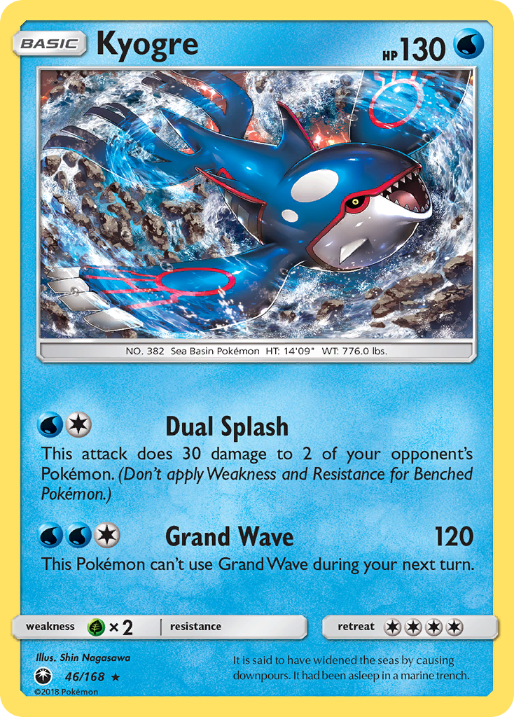 Kyogre (46/168) [Sun & Moon: Celestial Storm] | L.A. Mood Comics and Games