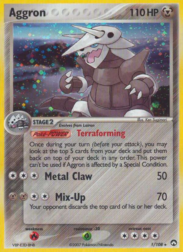 Aggron (1/108) [EX: Power Keepers] | L.A. Mood Comics and Games