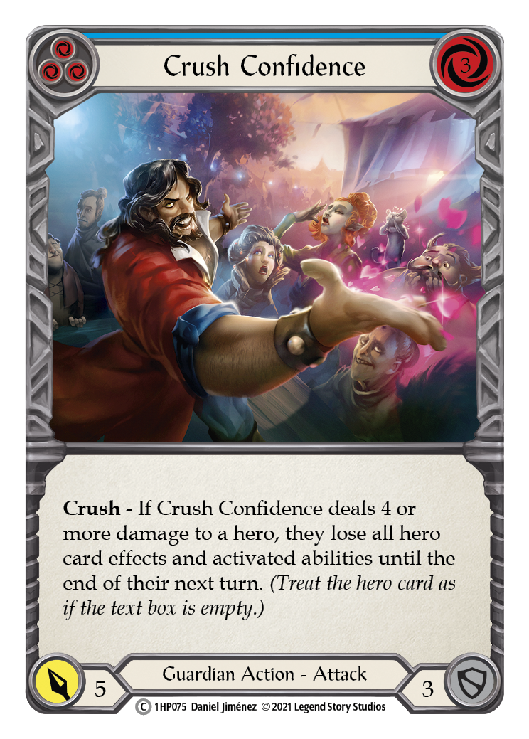 Crush Confidence (Blue) [1HP075] (History Pack 1) | L.A. Mood Comics and Games
