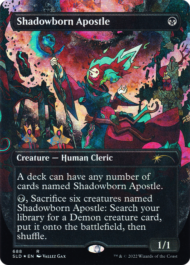 Shadowborn Apostle (688) (Borderless) [Secret Lair Drop Promos] | L.A. Mood Comics and Games