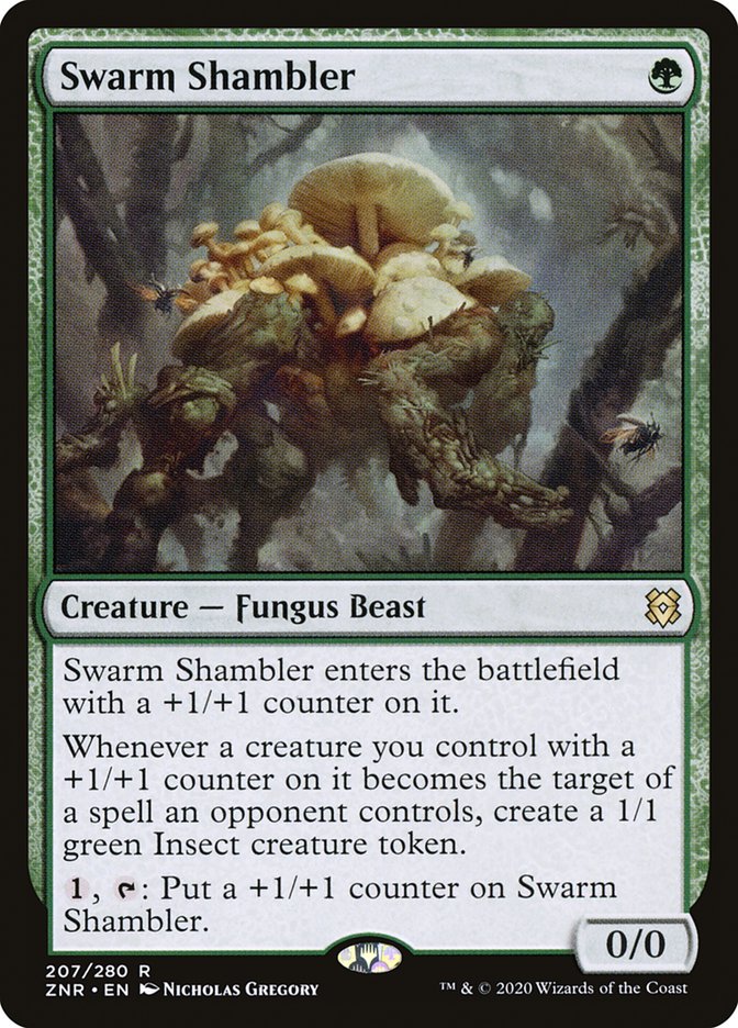 Swarm Shambler [Zendikar Rising] | L.A. Mood Comics and Games