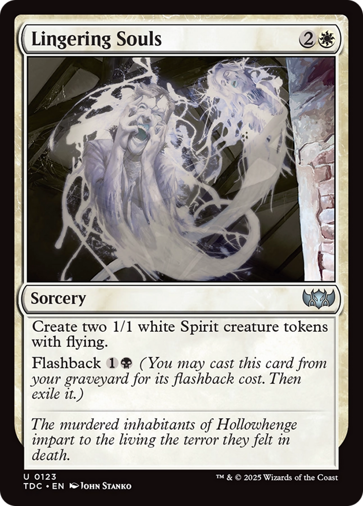 Lingering Souls [Tarkir: Dragonstorm Commander] | L.A. Mood Comics and Games