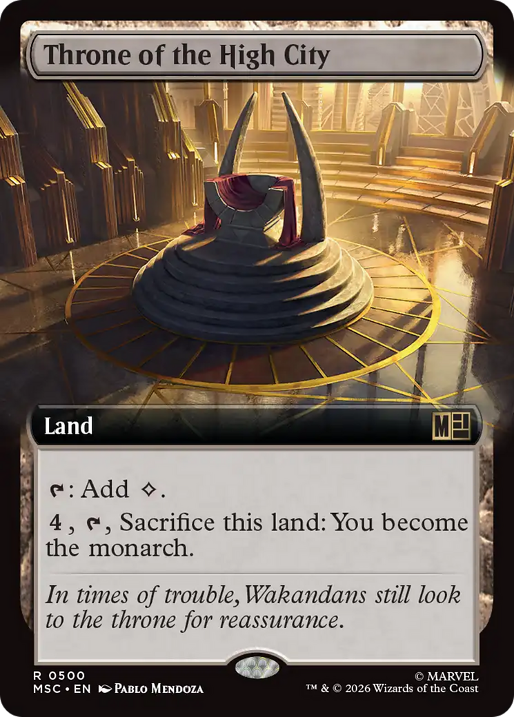 Throne of the High City (Extended Art) [Marvel Super Heroes Commander] | L.A. Mood Comics and Games