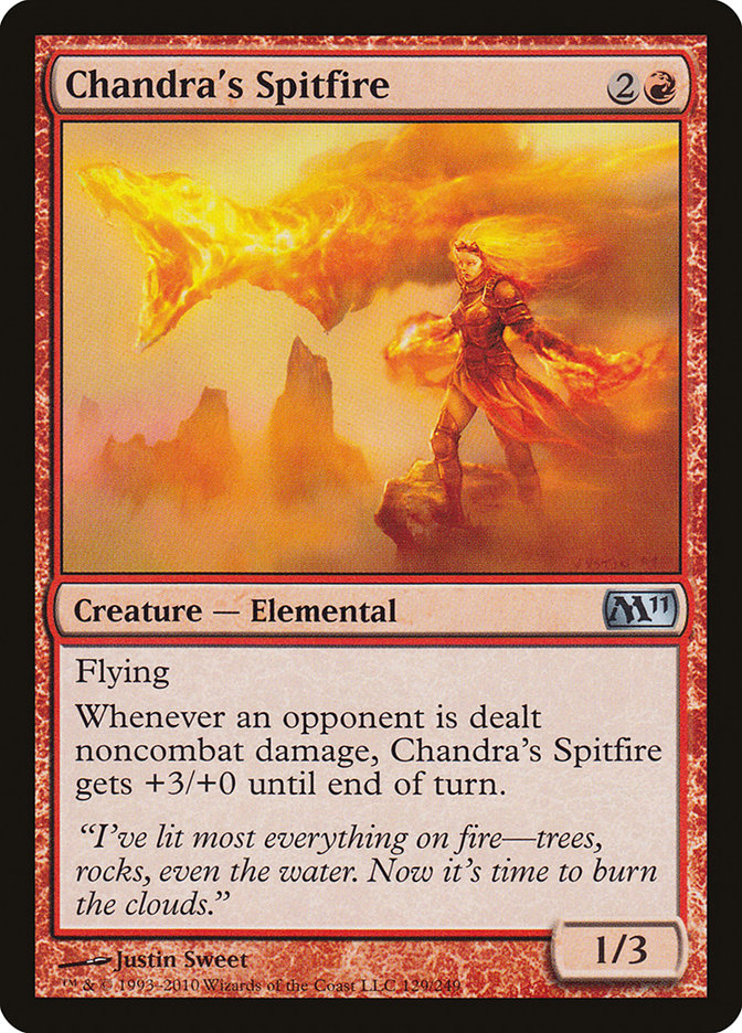 Chandra's Spitfire [Magic 2011] | L.A. Mood Comics and Games