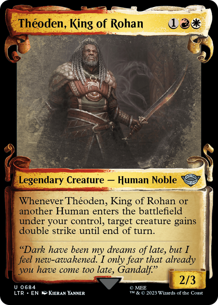 Theoden, King of Rohan [The Lord of the Rings: Tales of Middle-Earth Showcase Scrolls] | L.A. Mood Comics and Games