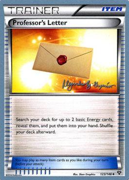 Professor's Letter (123/146) (Primal Groudon - Alejandro Ng-Guzman) [World Championships 2015] | L.A. Mood Comics and Games