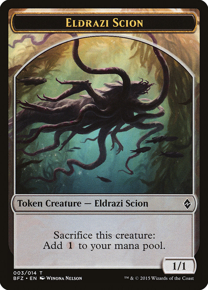 Eldrazi Scion Token (003/014) [Battle for Zendikar Tokens] | L.A. Mood Comics and Games