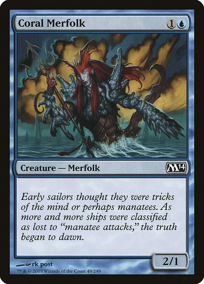 Coral Merfolk [Magic 2014] | L.A. Mood Comics and Games
