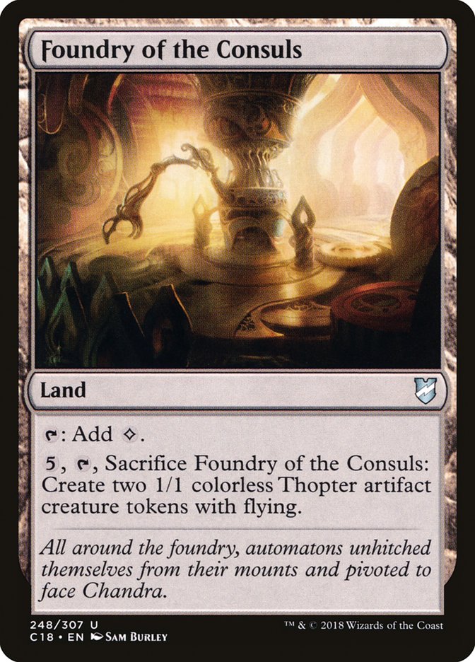 Foundry of the Consuls [Commander 2018] | L.A. Mood Comics and Games