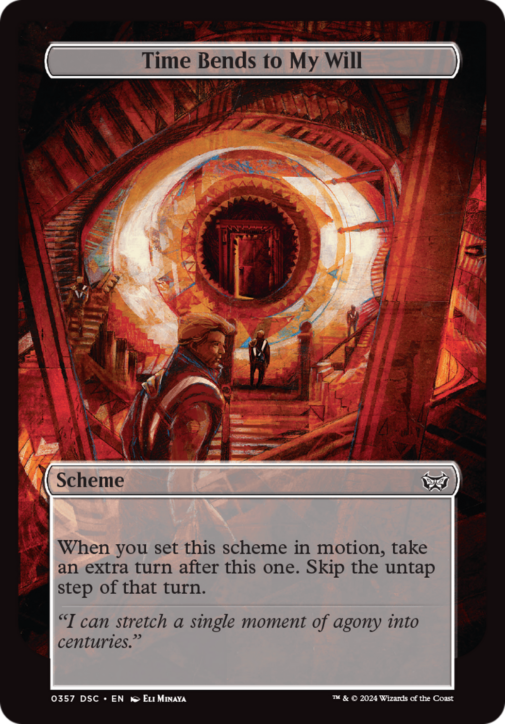 Time Bends to My Will (Full Art) [Duskmourn: Archenemy] | L.A. Mood Comics and Games