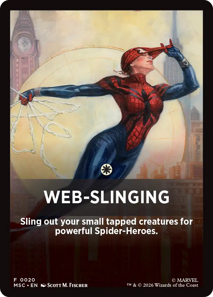 Web-Slinging Theme Card [Marvel Super Heroes Commander] | L.A. Mood Comics and Games