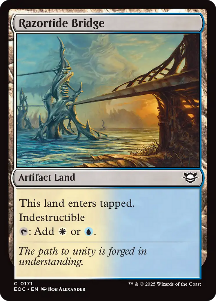 Razortide Bridge [Edge of Eternities Commander] | L.A. Mood Comics and Games