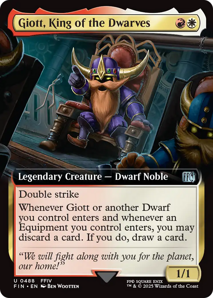 Giott, King of the Dwarves (Extended Art) [FINAL FANTASY] | L.A. Mood Comics and Games