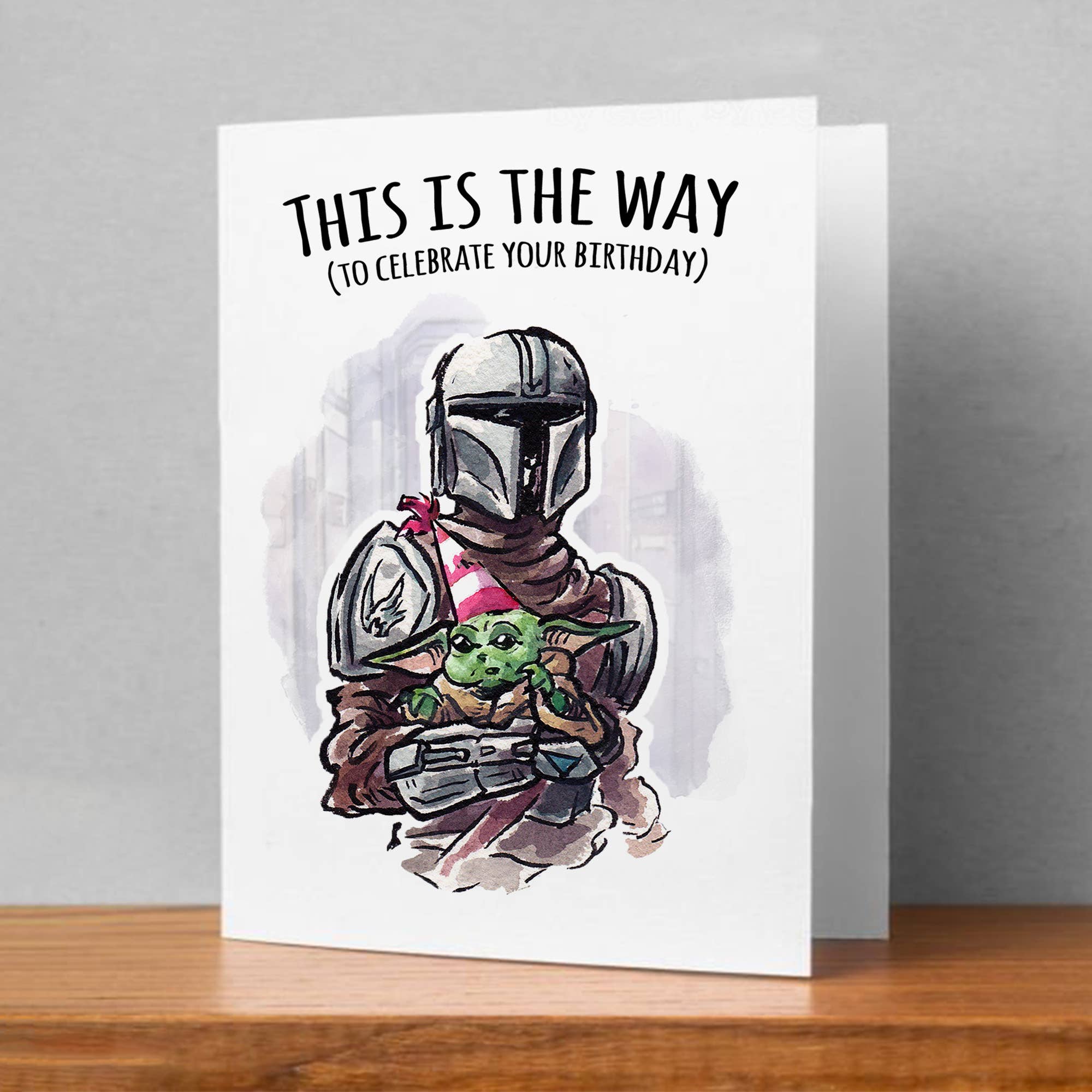 "This is the Way" - Galactic Warrior Space Saga Birthday Car | L.A. Mood Comics and Games