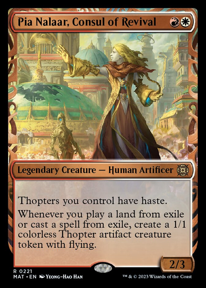 Pia Nalaar, Consul of Revival (Showcase Halo Foil) [March of the Machine: The Aftermath] | L.A. Mood Comics and Games