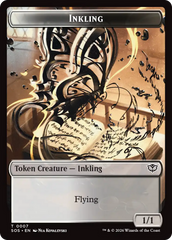 Inkling (0007) // Spirit (0011) Double-Sided Token [Secrets of Strixhaven Tokens] | L.A. Mood Comics and Games
