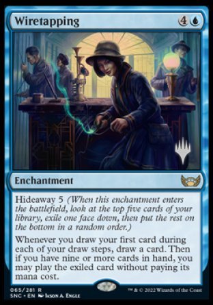 Wiretapping (Promo Pack) [Streets of New Capenna Promos] | L.A. Mood Comics and Games