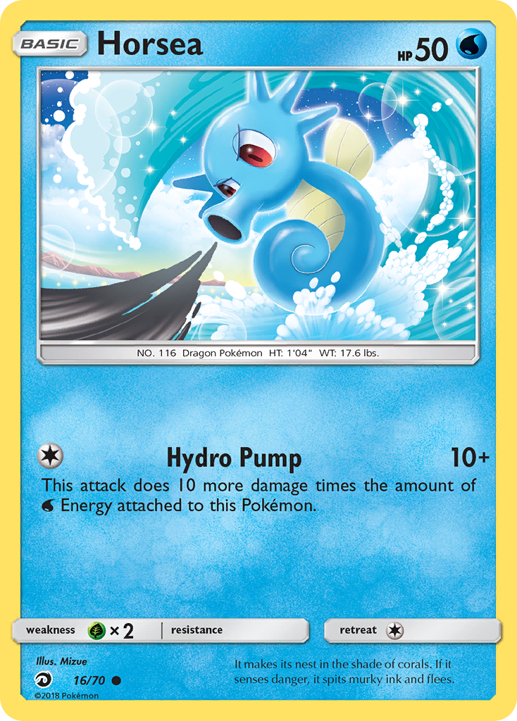 Horsea (16/70) [Sun & Moon: Dragon Majesty] | L.A. Mood Comics and Games