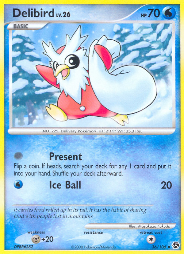 Delibird (36/106) [Diamond & Pearl: Great Encounters] | L.A. Mood Comics and Games