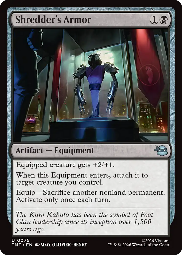 Shredder's Armor [Teenage Mutant Ninja Turtles] | L.A. Mood Comics and Games