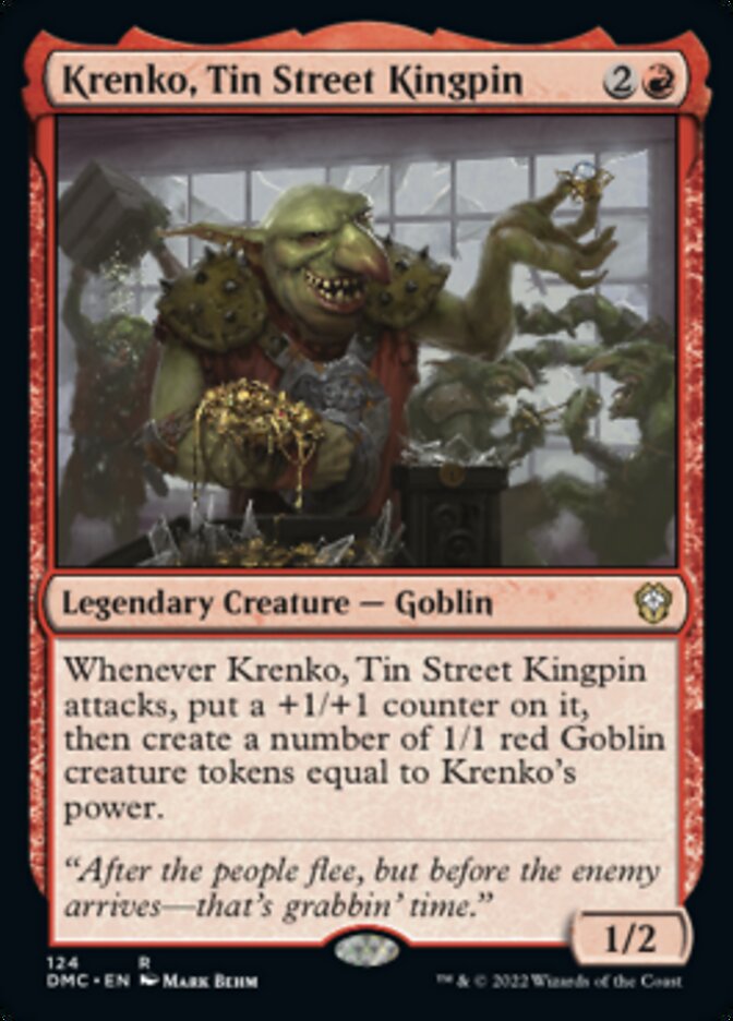 Krenko, Tin Street Kingpin [Dominaria United Commander] | L.A. Mood Comics and Games