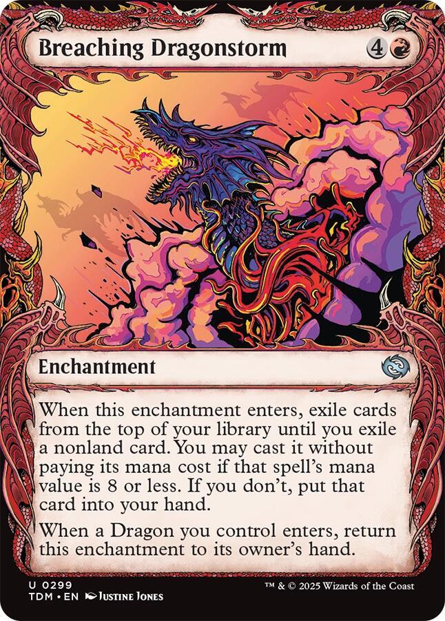 Breaching Dragonstorm (Showcase) [Tarkir: Dragonstorm] | L.A. Mood Comics and Games