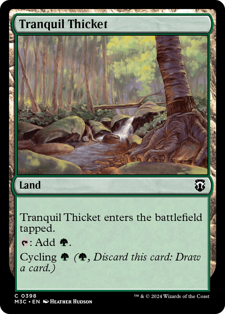 Tranquil Thicket (Ripple Foil) [Modern Horizons 3 Commander] | L.A. Mood Comics and Games