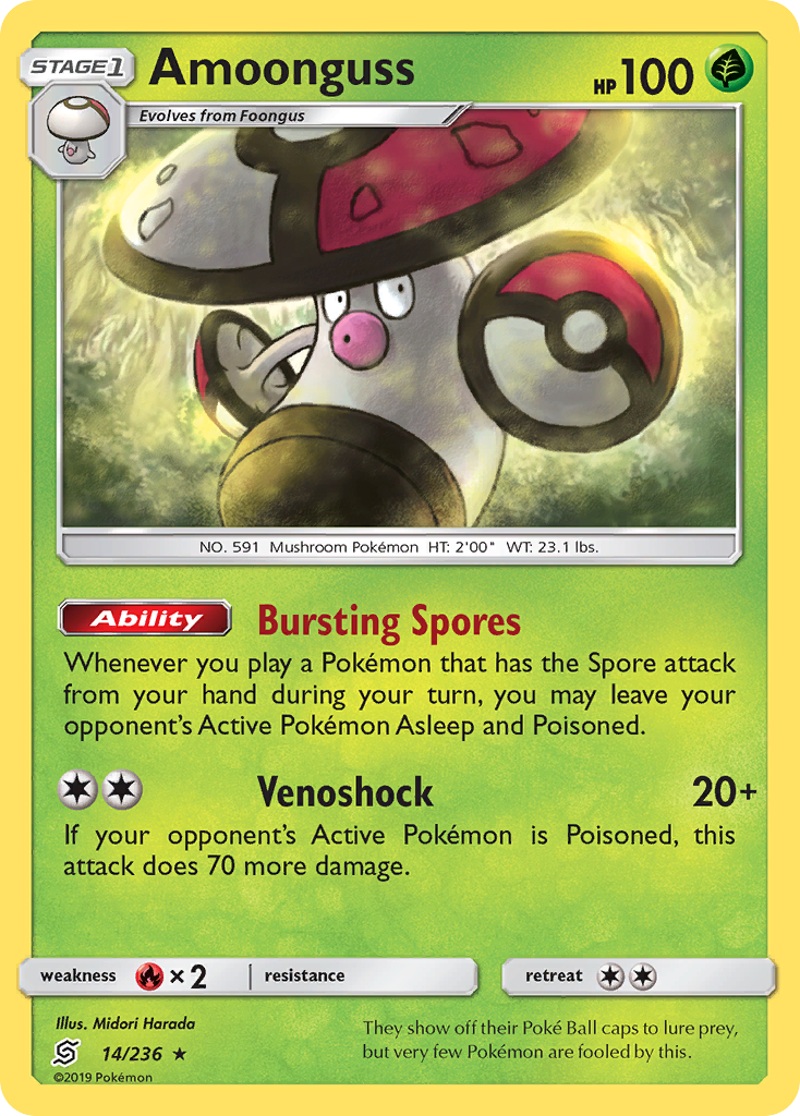 Amoonguss (14/236) [Sun & Moon: Unified Minds] | L.A. Mood Comics and Games