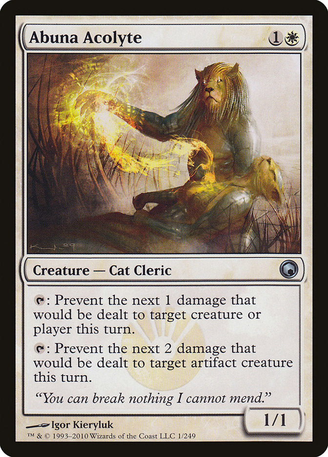 Abuna Acolyte [Scars of Mirrodin] | L.A. Mood Comics and Games