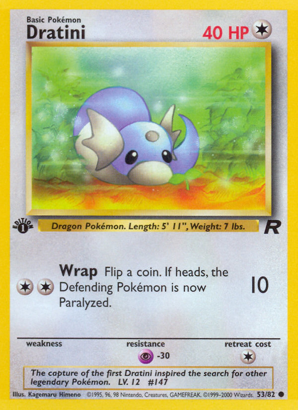 Dratini (53/82) [Team Rocket 1st Edition] | L.A. Mood Comics and Games