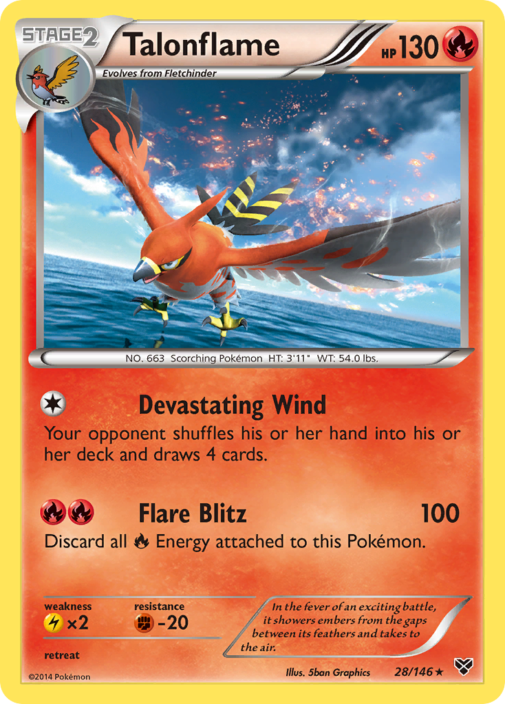 Talonflame (28/146) [XY: Base Set] | L.A. Mood Comics and Games