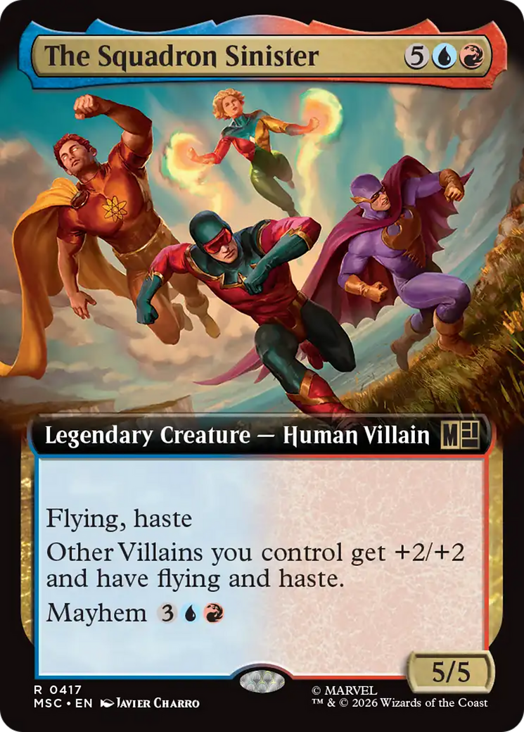 The Squadron Sinister (Extended Art) [Marvel Super Heroes Commander] | L.A. Mood Comics and Games