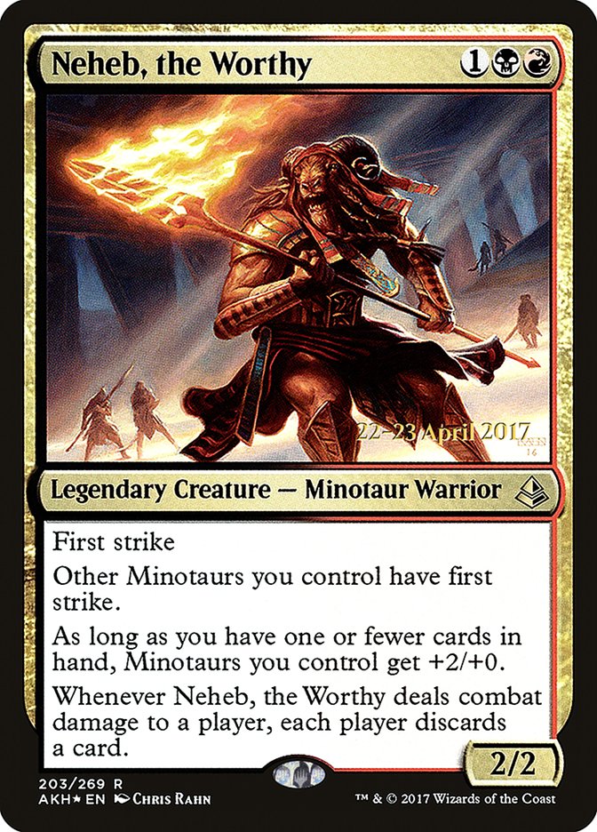 Neheb, the Worthy [Amonkhet Prerelease Promos] | L.A. Mood Comics and Games