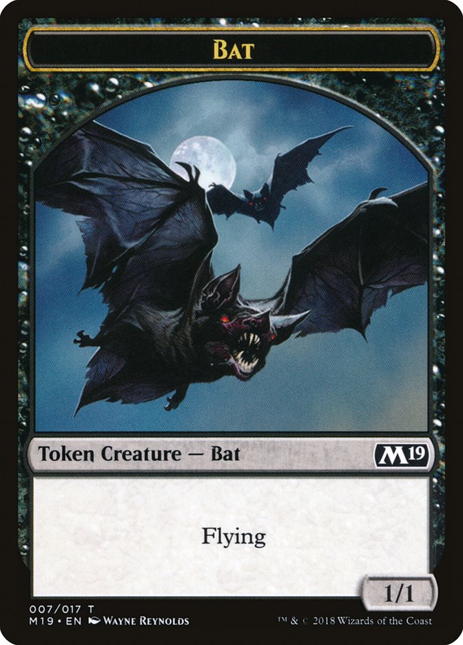 Bat Token [Core Set 2019 Tokens] | L.A. Mood Comics and Games