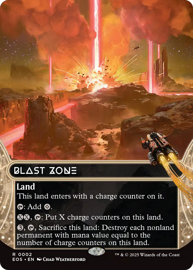 Blast Zone (0002) (Borderless) [Edge of Eternities: Stellar Sights] | L.A. Mood Comics and Games