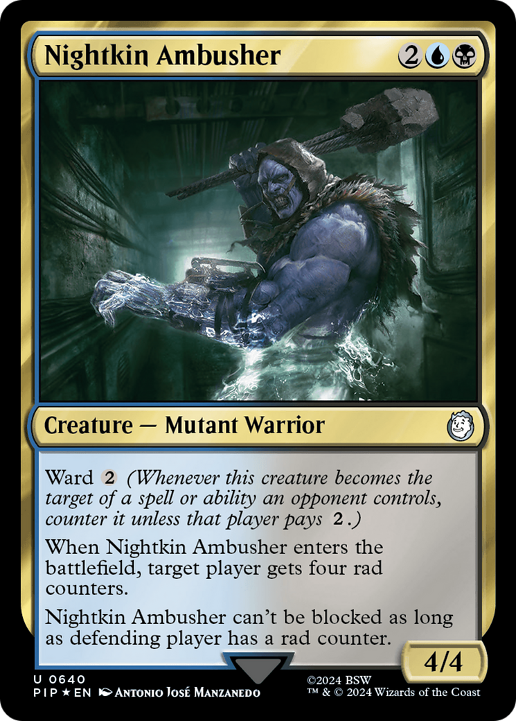 Nightkin Ambusher (Surge Foil) [Fallout] | L.A. Mood Comics and Games