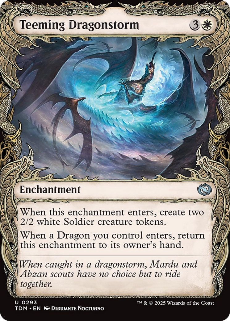 Teeming Dragonstorm (Showcase) [Tarkir: Dragonstorm] | L.A. Mood Comics and Games