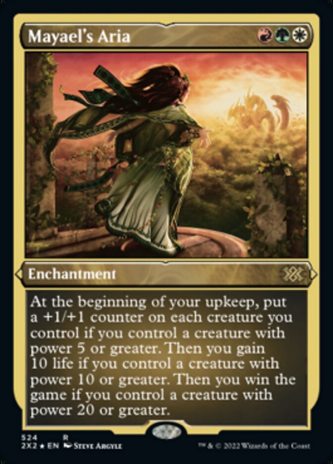 Mayael's Aria (Foil Etched) [Double Masters 2022] | L.A. Mood Comics and Games