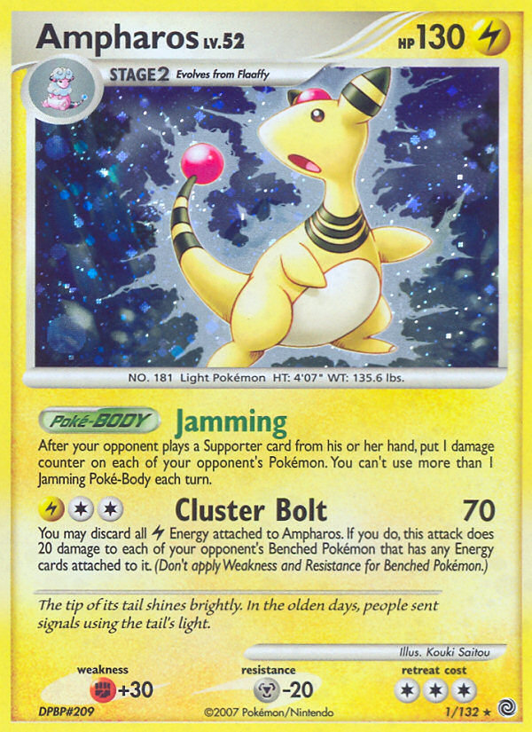Ampharos (1/132) [Diamond & Pearl: Secret Wonders] | L.A. Mood Comics and Games