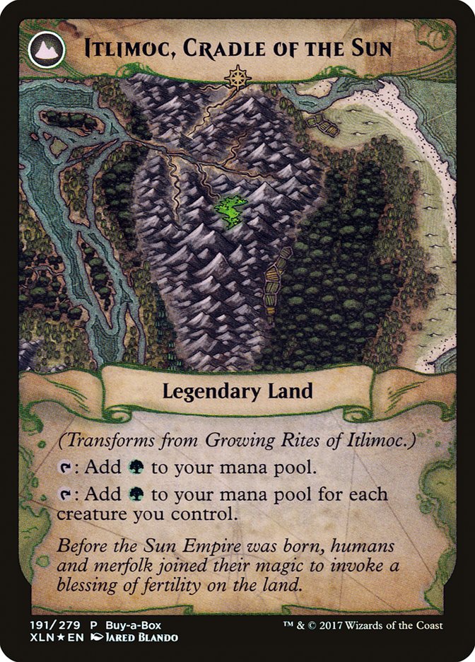 Growing Rites of Itlimoc // Itlimoc, Cradle of the Sun (Buy-A-Box) [Ixalan Treasure Chest] | L.A. Mood Comics and Games