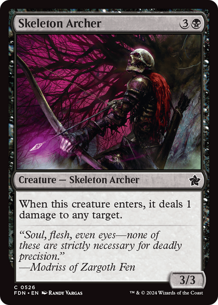 Skeleton Archer [Foundations] | L.A. Mood Comics and Games