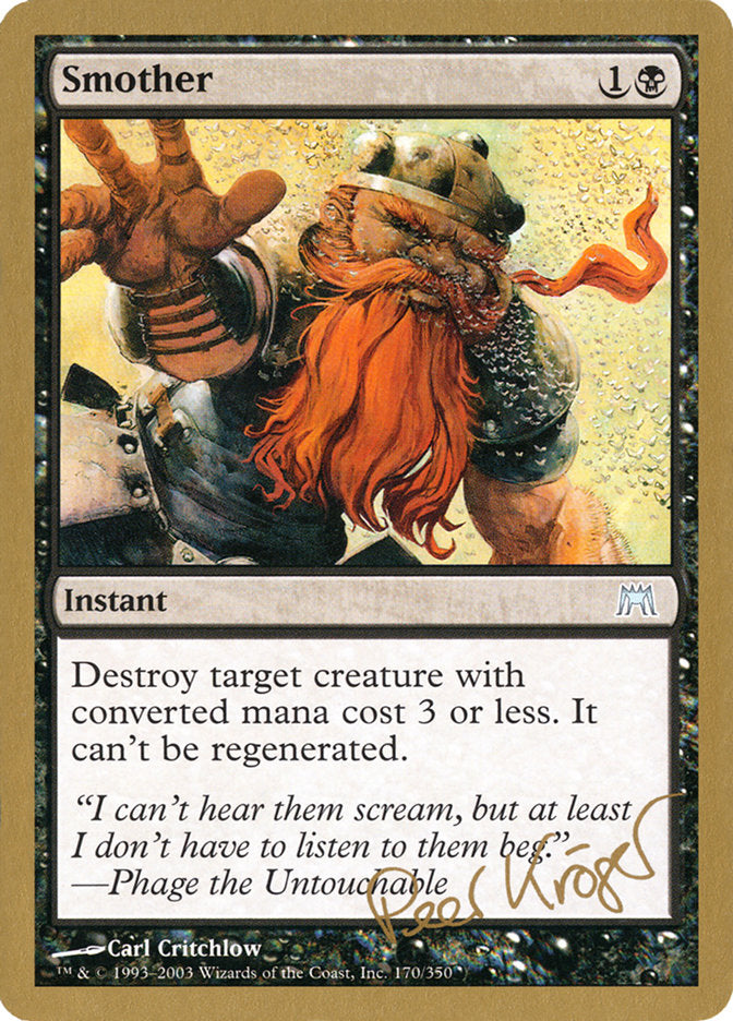 Smother (Peer Kroger) [World Championship Decks 2003] | L.A. Mood Comics and Games