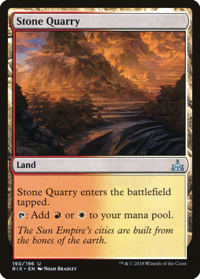 Stone Quarry [Rivals of Ixalan] | L.A. Mood Comics and Games