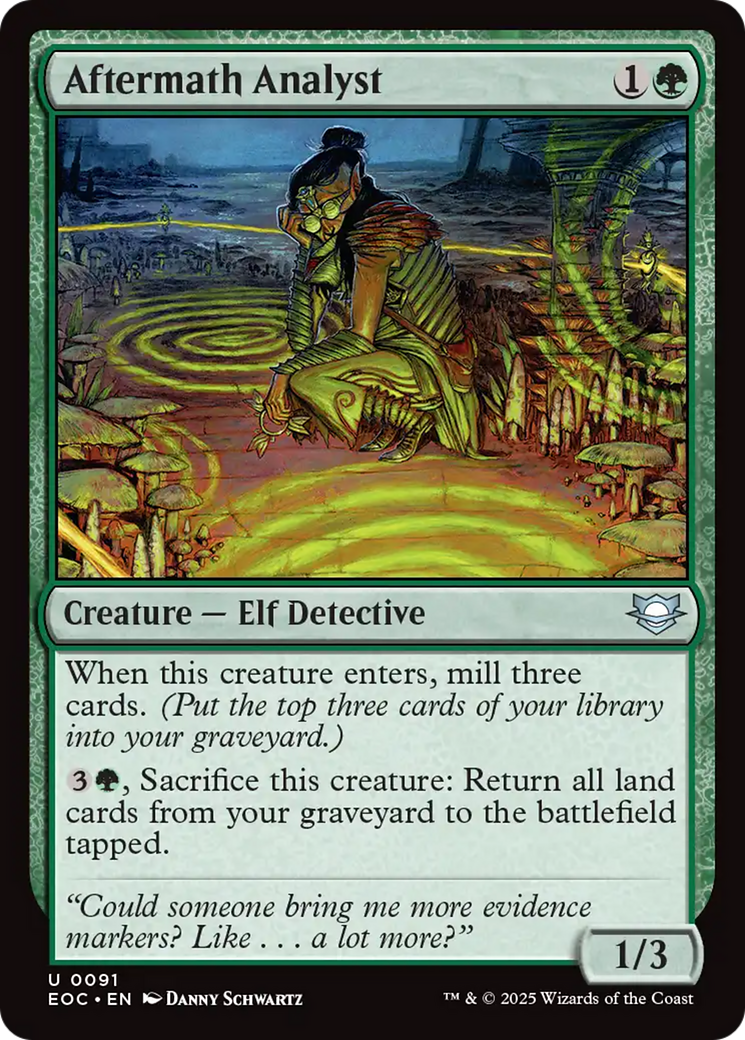 Aftermath Analyst [Edge of Eternities Commander] | L.A. Mood Comics and Games